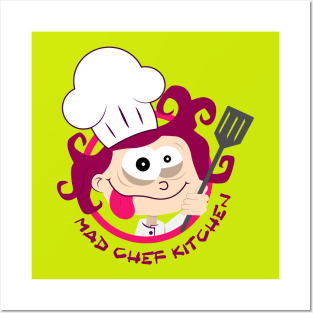 Mad Chef Kitchen Posters and Art